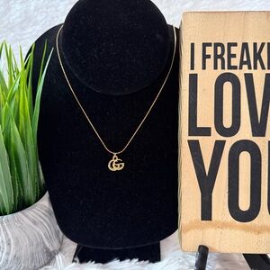 Upcycled/Repurposed Authentic Gucci Pendant Necklace